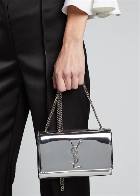 ysl metallic bag|yves saint laurent evening bags.